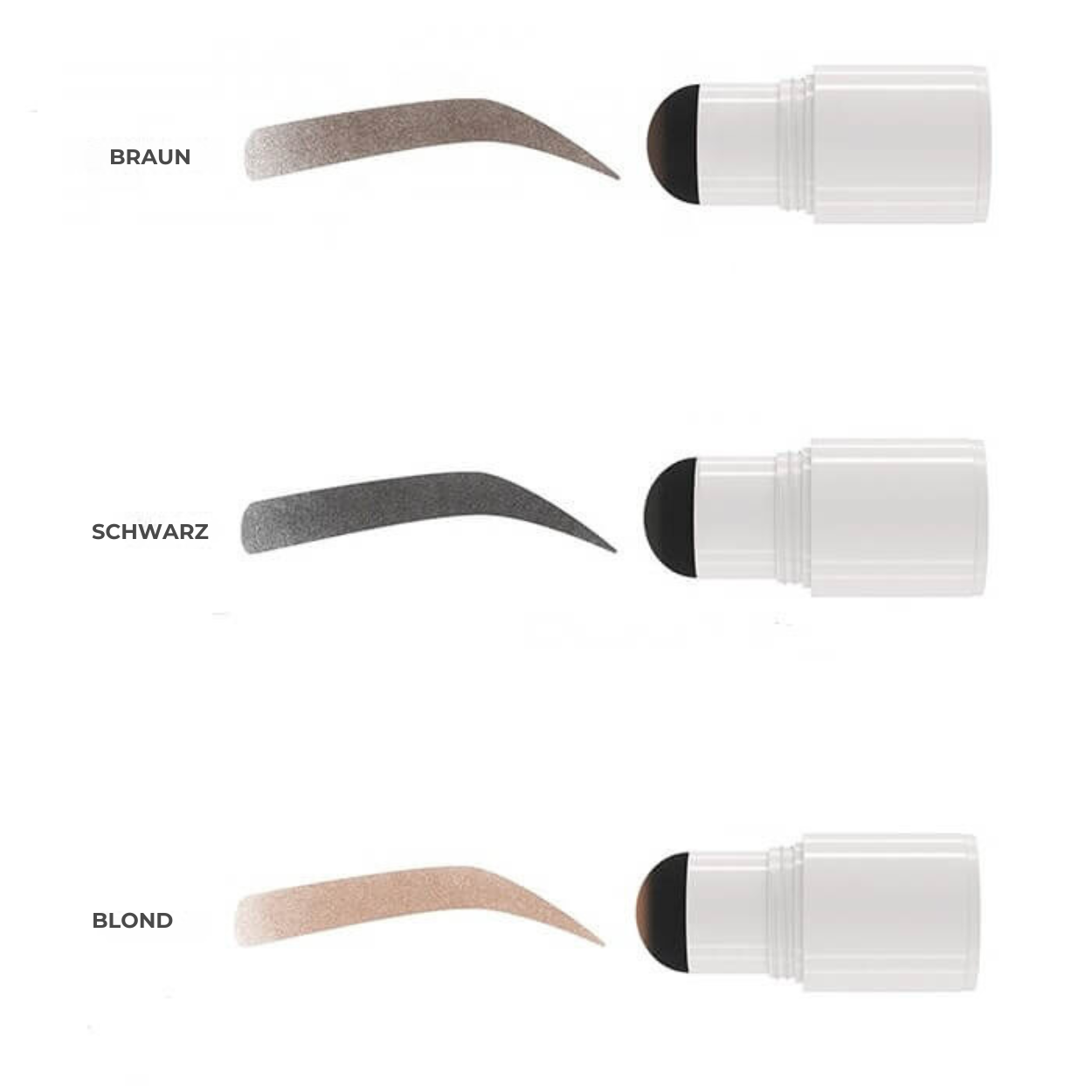 BrowMaster - Ensemble complet de tamponnage et de mise en forme des sourcils